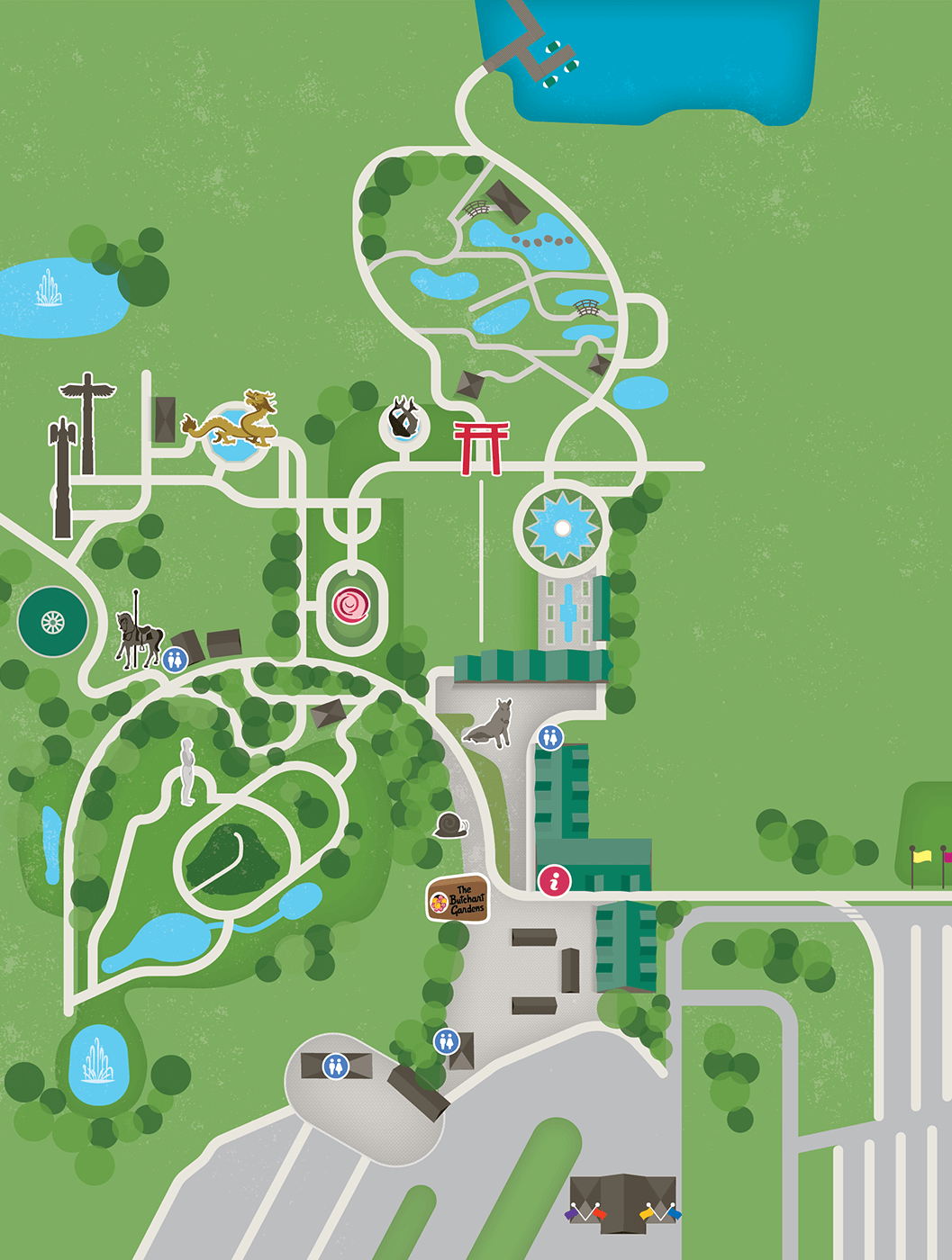 Garden Map The Butchart Gardens