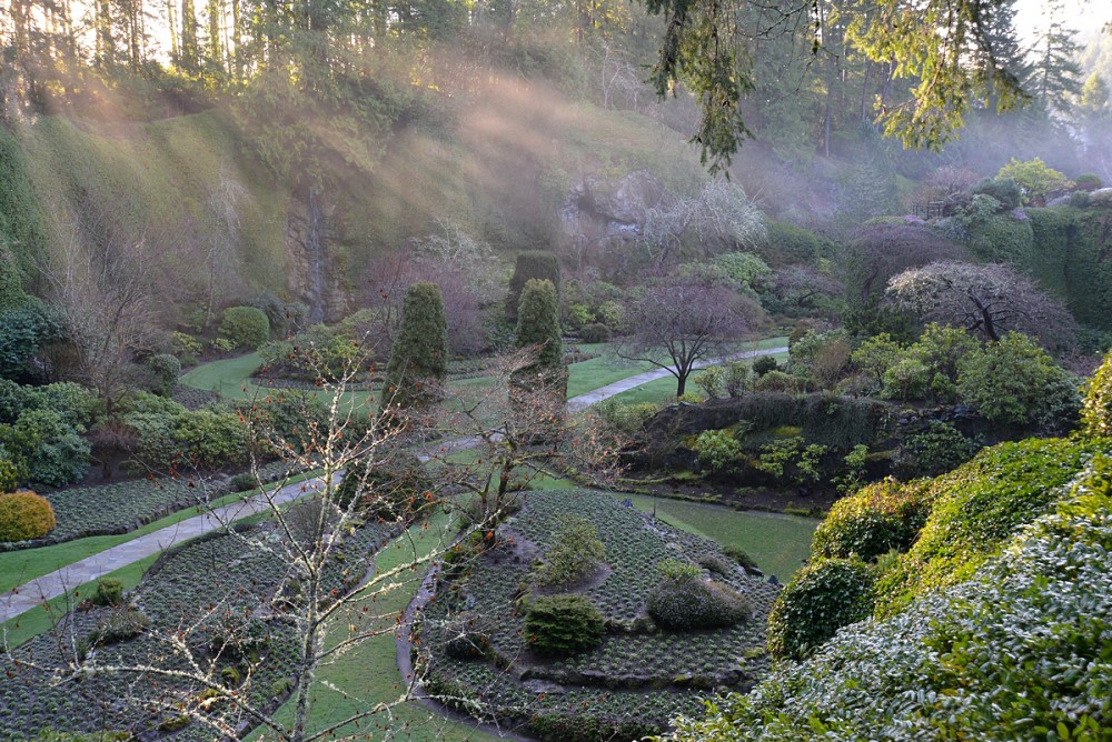 The Butchart Gardens Victoria Canada Visiting In The Winter