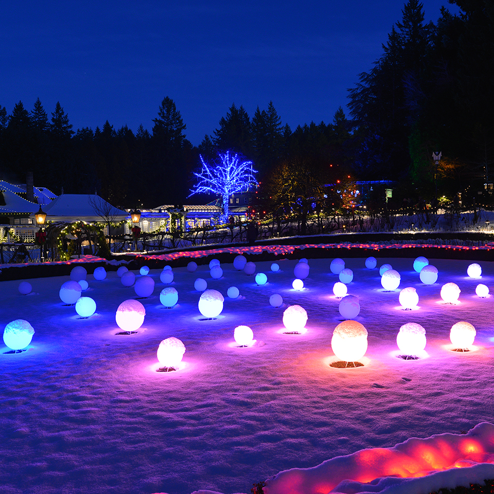 The Butchart Gardens Victoria, Canada Visiting at Christmas